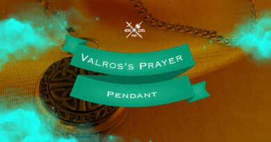 Valros’ Prayer Pendant: Magic Item
